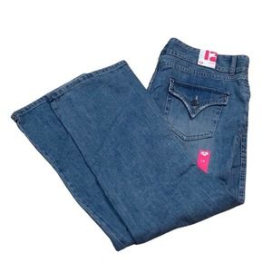 NWT Dear Low Rise Bootleg Blue Jean Size 12s